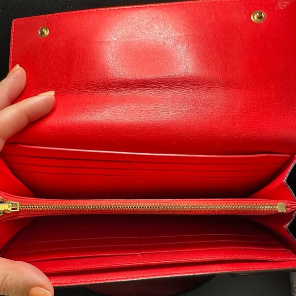 Celine Leather Continental Wallet w/COA - GUC - Picture 8 of 10